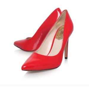 Vince Camuto Red Kain Pointed Toe Classic Heel
